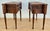 Early 20th Century French Carved Wood Nightstands, 1940s, Set of 2 For Sale - Image 4 of 18