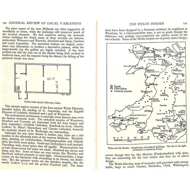 "Local Style in English Architecture an Enquiry Into Its Origin and Development" 1947 Atkinson, T. Dinham For Sale In New York - Image 6 of 10