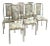 Set of 6 Chromed Steel Dining Chairs 1980s | Jc Mahey For Sale
