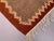 Brown Large Vintage Moldovan Wool Square Kilim Rug For Sale - Image 8 of 11