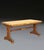A fabulous regency marble top centre table, the thick veneer top of wonderfully figured book matched italian giallo siena...