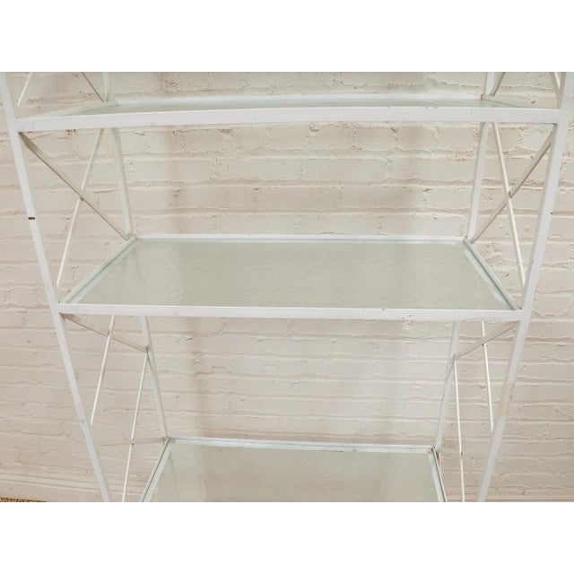 Vintage White Plant Shelf For Sale - Image 9 of 12