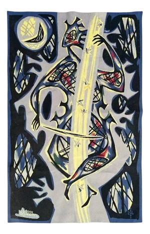 Mid-Century Aubusson Tapestry, 1960s