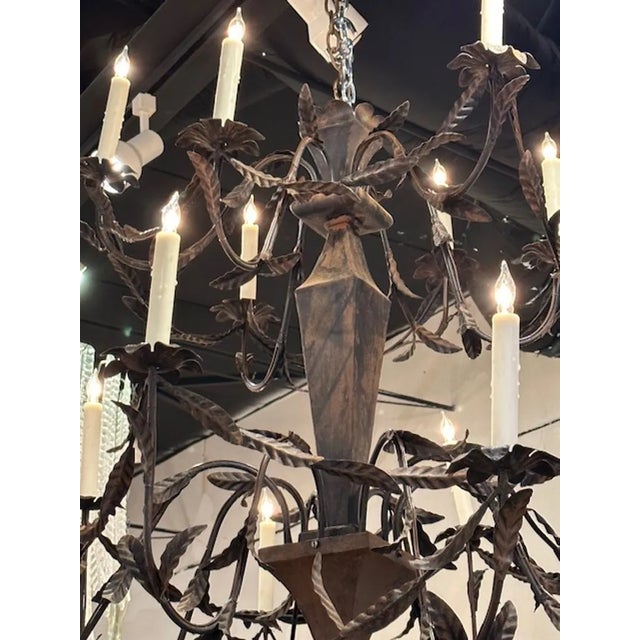 19th Century Italian Chandelier For Sale - Image 5 of 9