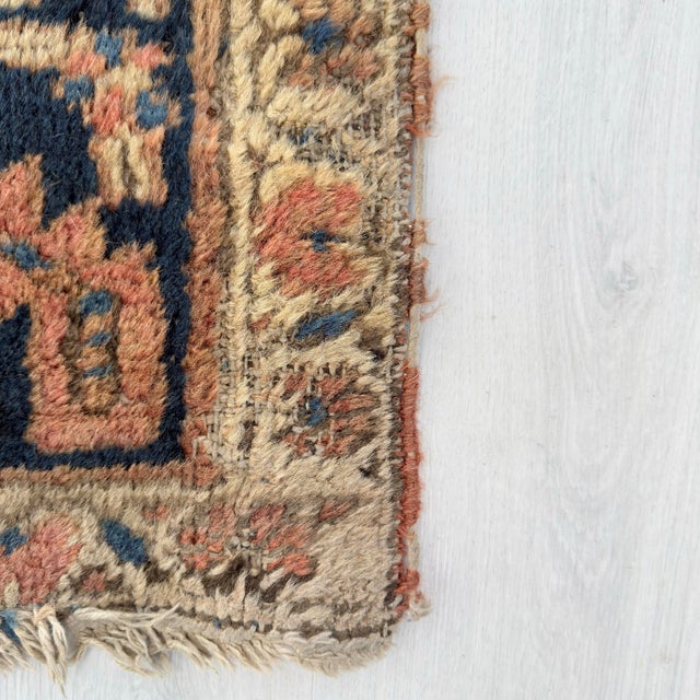 Vintage Room Size Heriz Wool Rug For Sale - Image 10 of 11