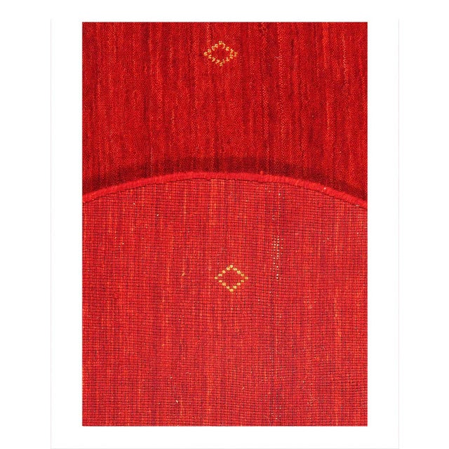 Traditional Pasargad DC Fine Hand Knotted Gabbeh Round Rug For Sale - Image 3 of 3