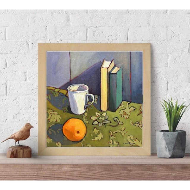 I painted Stolen Moments during a collaborative studio day with a close friend who brought along a stack of old books she...