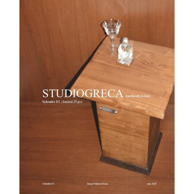 Sidetable h1 | limited edition of 25 studio greca (2026) | represented by atelier jespers (brussels) + novalis (hong...