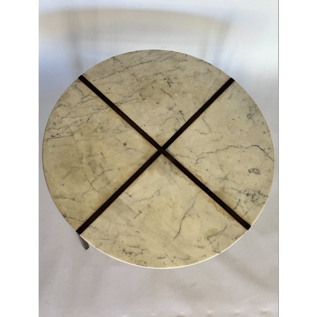 Vintage Mid Century Modern Marble Coffee Table by Harvey Probber For Sale - Image 4 of 6