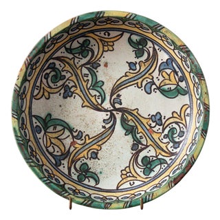 Antique Pastilla Serving Dish from Fez, Morocco, 1830 For Sale