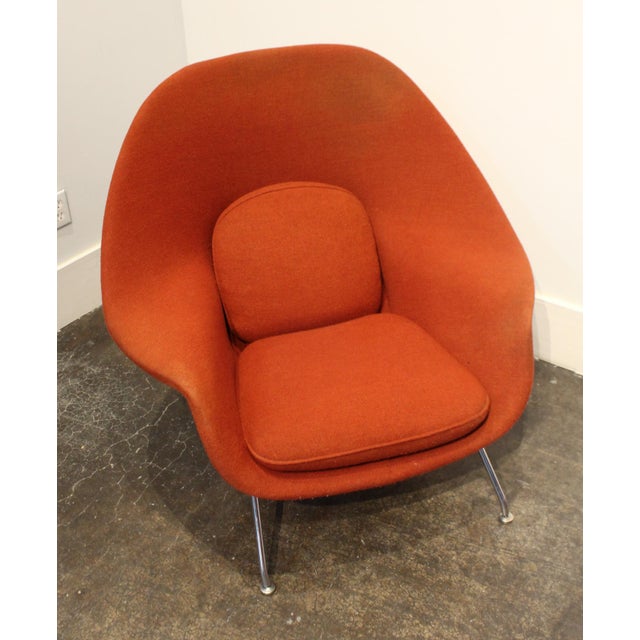 Vintage Knoll Eero Saarinen Womb Chair and Ottoman Set, Circa 1960's