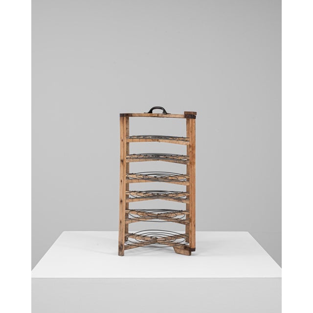 French Provincial 20th Century French Metal & Wooden Cake Stand For Sale - Image 3 of 18