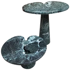 Vintage Coffee Table by Angelo Mangiarotti for Skipper, 1980s, Set of 2