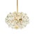 German Gold-Plated Chandelier with Faceted Hexagonal Crystals from Kinkeldey, 1960s For Sale - Image 9 of 9
