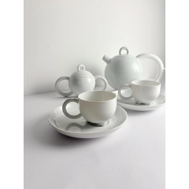 Vintage Coffee and Tea Set by Matteo Thun for Arzberg, 1989, Set of 7 For Sale - Image 9 of 10