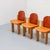 Set of four dining chairs, model ‘330’, designed by Silvio Coppola for Fratelli Montina, Italy, 1970s. A rare and...