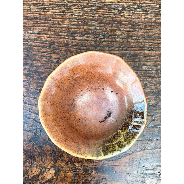 Ceramic Vintage Textured Ceramic Bowl For Sale - Image 7 of 12