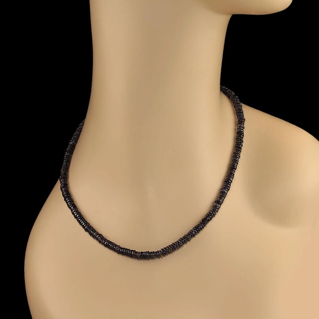 Ajd 18 Inch Blue Iolite Necklace For Sale - Image 4 of 4