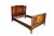 This antique Edwardian bed frame is crafted from rich, warm mahogany and heavily characterized by its elegant fruitwood...