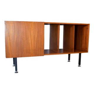 Vintage Record Sideboard in Teak, 1960s For Sale