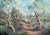 Afternoon swim, a lovely mid century figurative landscape, by California artist, Henry Milton Snyder (American,...