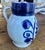Williamsburg Restoration Inc. Vintage Williamsburg Restoration Blue and White Petite Vase For Sale - Image 4 of 11