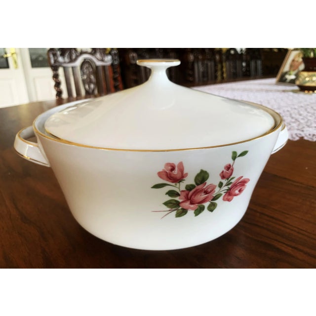 Large Porcelain Vase with Lid, 1950s, in Very Good conditions. Designed 1950 to 1959 This piece has an attribution mark, I...