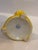 Yellow Antique Royal Bayreuth Bavarian Yellow Porcelain Stork Candlestick & Trinket Dish/Ashtray Set - 2 Pieces For Sale - Image 8 of 12