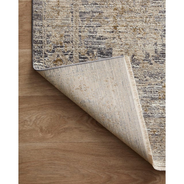Jean Stoffer x Loloi Katherine Charcoal / Gold 2'-7" x 12'-0" Runner Rug For Sale In Dallas - Image 6 of 10