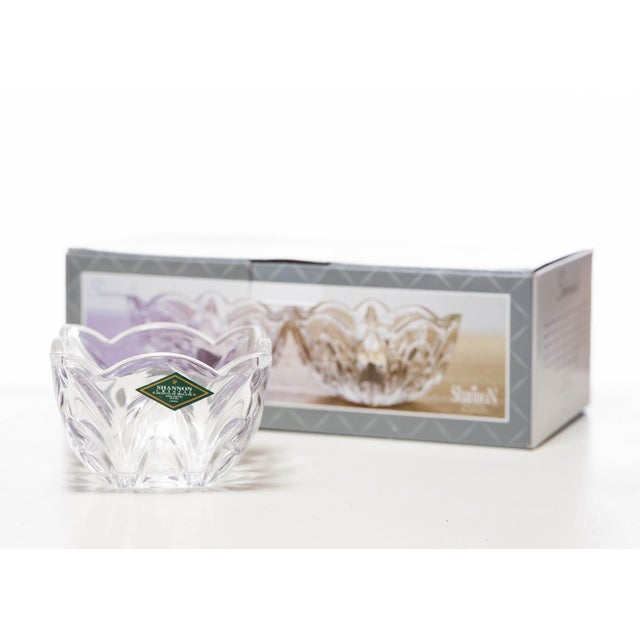 Serenade Crystal Votives by Godinger a Pair (OpenBox) Chairish