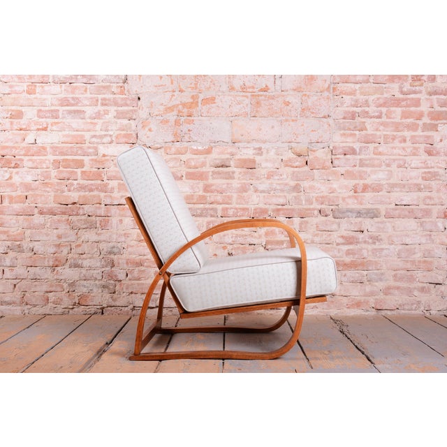 Art Deco Adjustable Armchair by J. Halabala for Up Závody, Czech, 1930s For Sale - Image 13 of 18