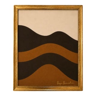 Horizon Study Modern Painting Framed, by Bryan Boomershine For Sale