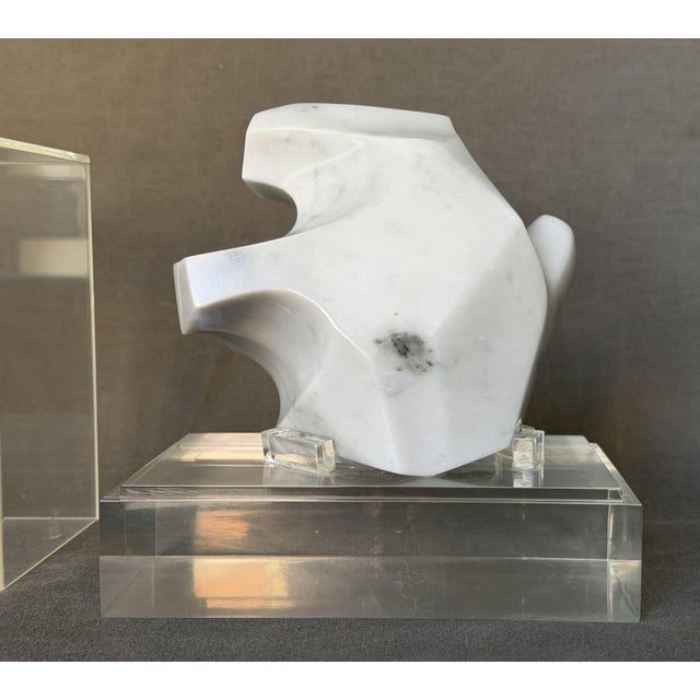 Marble Sculpture from Alfonso Serrano, 1973 For Sale - Image 11 of 11