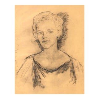 1950s Portrait of Lady by Nathan Kredenser For Sale