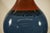 Contemporary Pair of Artisan Ceramic Vases in Midnight Blue, Pre-Drilled for Lamp Conversion For Sale - Image 3 of 12