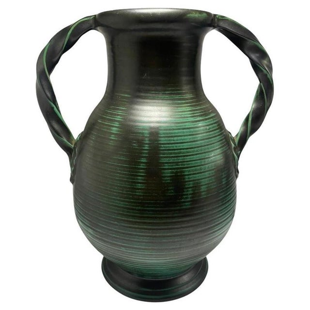 1930s Large Ceramic Vase from Upsala Ekeby, 1588 For Sale - Image 5 of 5