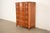 French Provincial Kent Coffey French Provincial Louis XV Carved Cherry Wood Highboy Dresser, Circa 1960s For Sale - Image 3 of 16