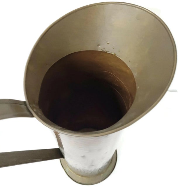 Copper Vintage Copper & Brass Umbrella Stand For Sale - Image 8 of 9