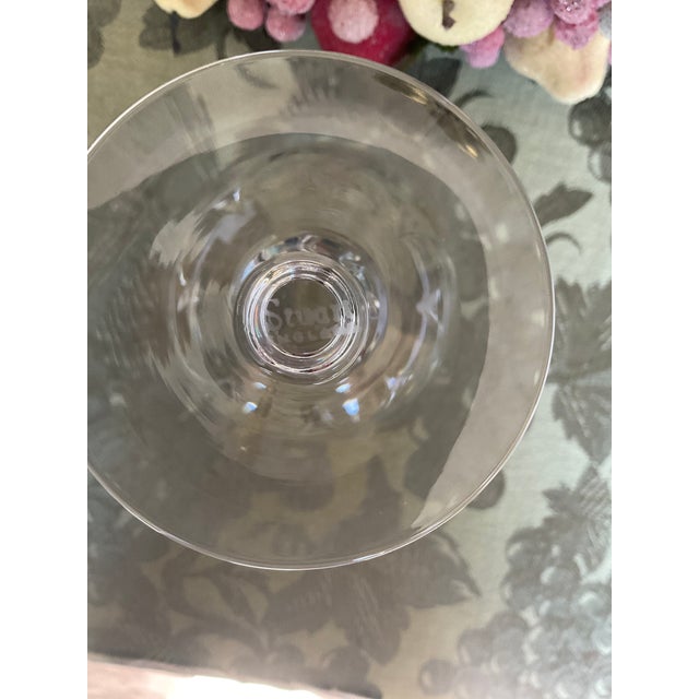 Transparent 36pc Stuart Crystal Minuet Stemware Set Service For Sale - Image 8 of 8