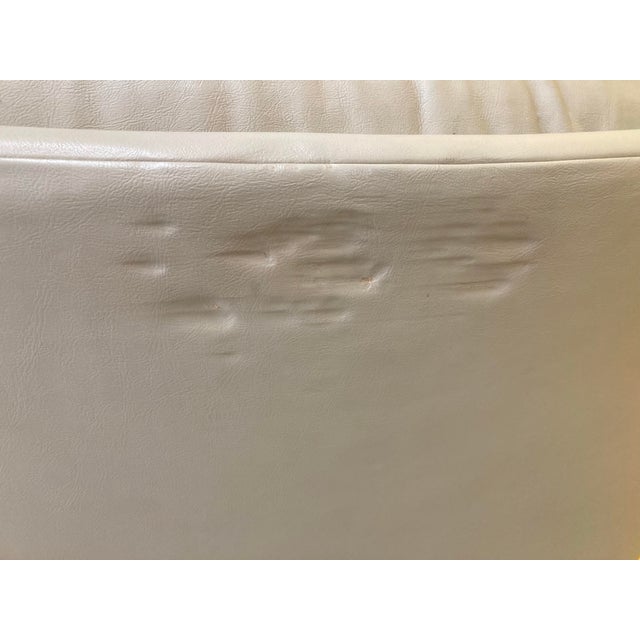 1980s Post-Modern Leather and Gold Chrome Recliner After Milo Baughman For Sale - Image 12 of 12