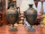 Pair of Neoclassical Tole Urns For Sale - Image 4 of 11