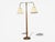 Swedish Modern, Organic Floor Lamp, Brass, Wood, Sweden, 1940s For Sale - Image 10 of 10
