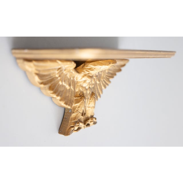 Mid 20th Century Mid-Century Federal American Eagle Giltwood Bracket For Sale - Image 5 of 10