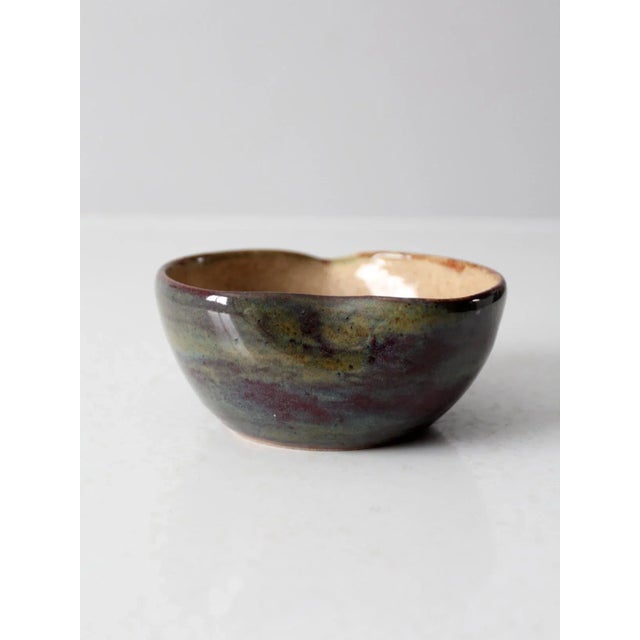 Vintage Studio Pottery Bowl For Sale - Image 6 of 9