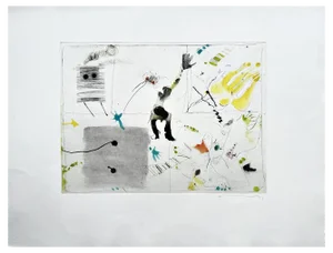 Armin Sandig, Blasen + Geblasen werden, Original Hand-Signed Etching
