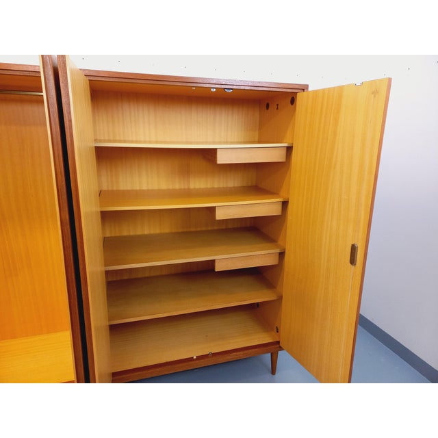 Mid-Century Scandinavian-Style Teak Wardrobe, 1960s For Sale - Image 14 of 16