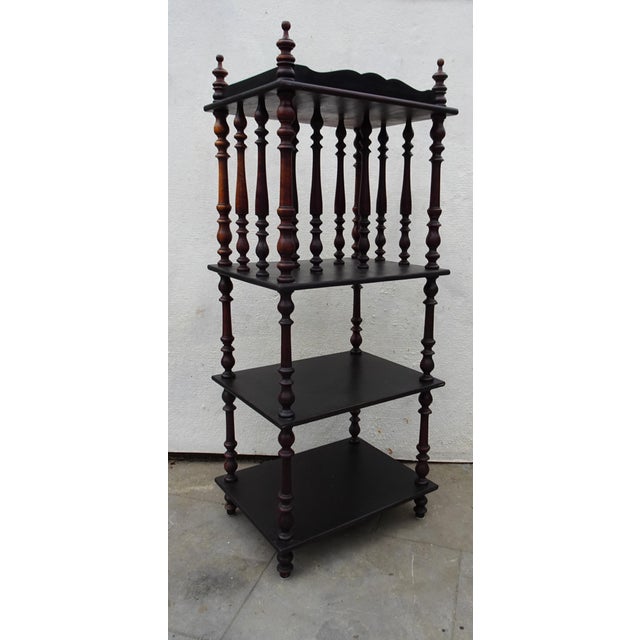 Antique Victorian Wooden Shelf, 1890s For Sale - Image 5 of 13
