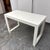 Contemporary Contemporary White Parsons-Style Writing Desk For Sale - Image 3 of 12