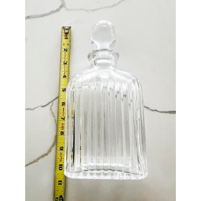 1990s Heavy Crystal Decanter For Sale - Image 10 of 11