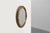 Art Deco Oval Gilt Oak Mirror, Belgium, 1920s For Sale - Image 4 of 11